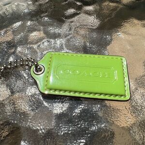 COACH HANG TAG- LIME GREEN